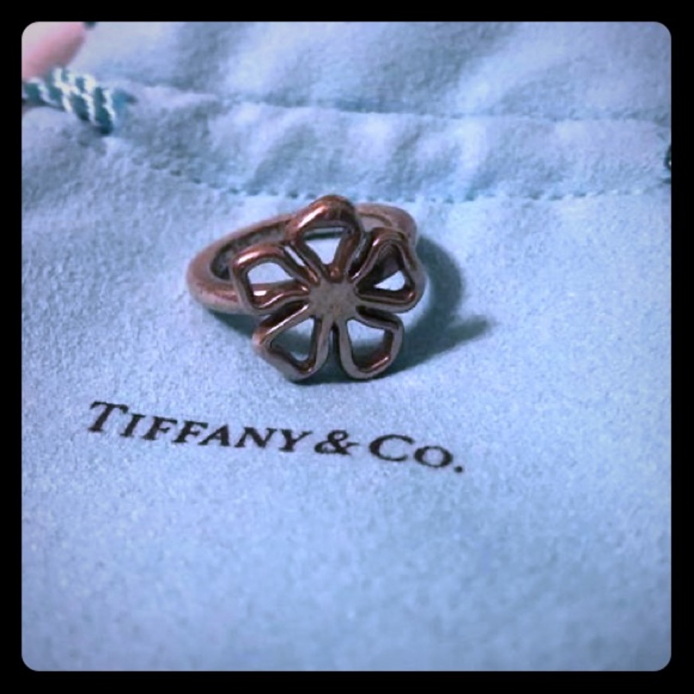 Tiffany & Co Open Flower Daisy Stencil Ring